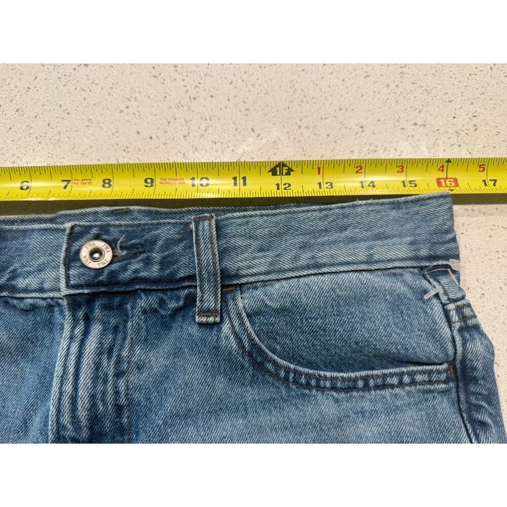 JW Anderson x Uniqlo Straight Jeans High Rise Medium Wash Women’s 32” Waist - Picture 4 of 11